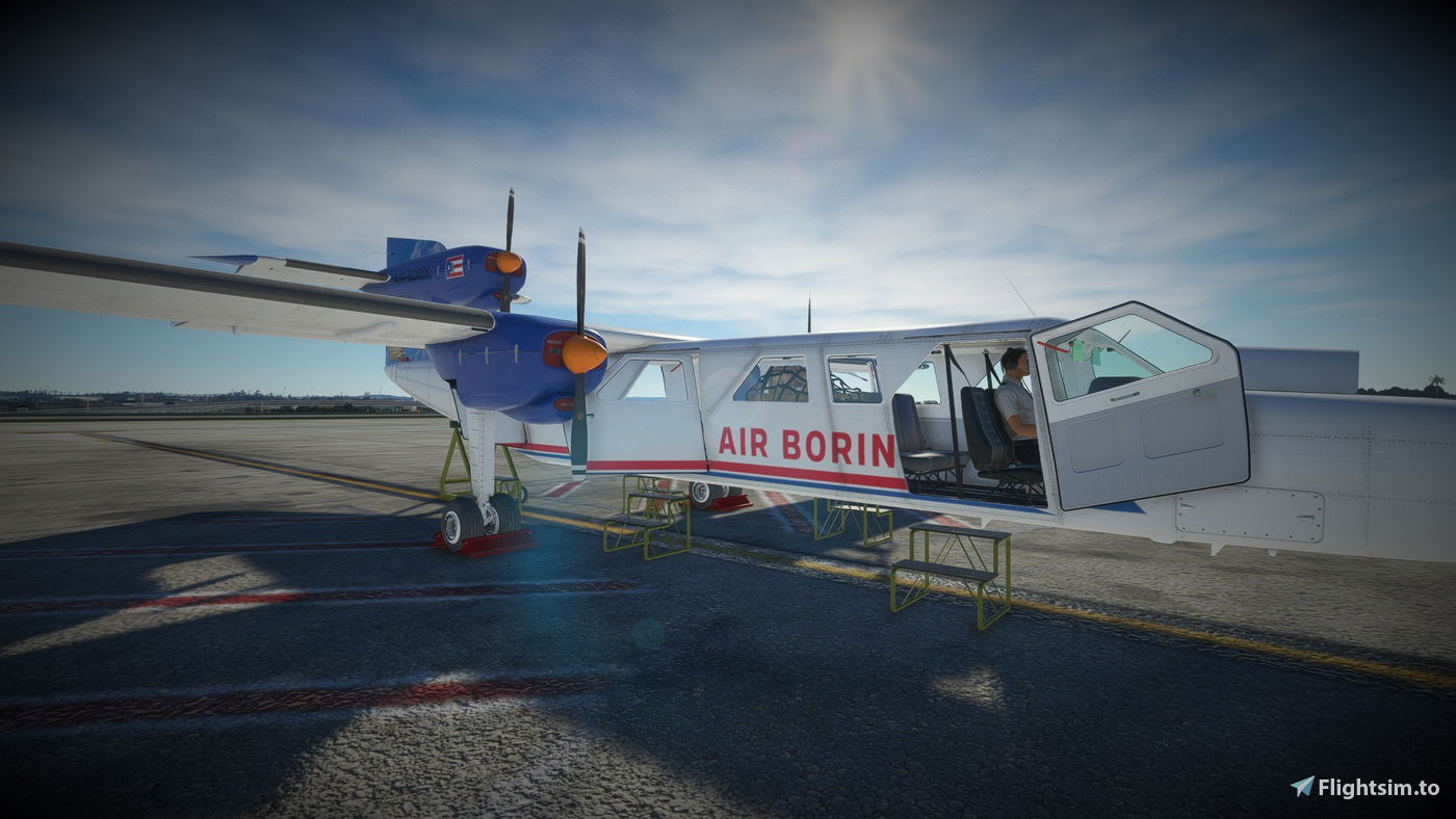 Fs2004 Trislander Air Borinquen Puerto Rico Virtual airliner livery for the Britten ...
