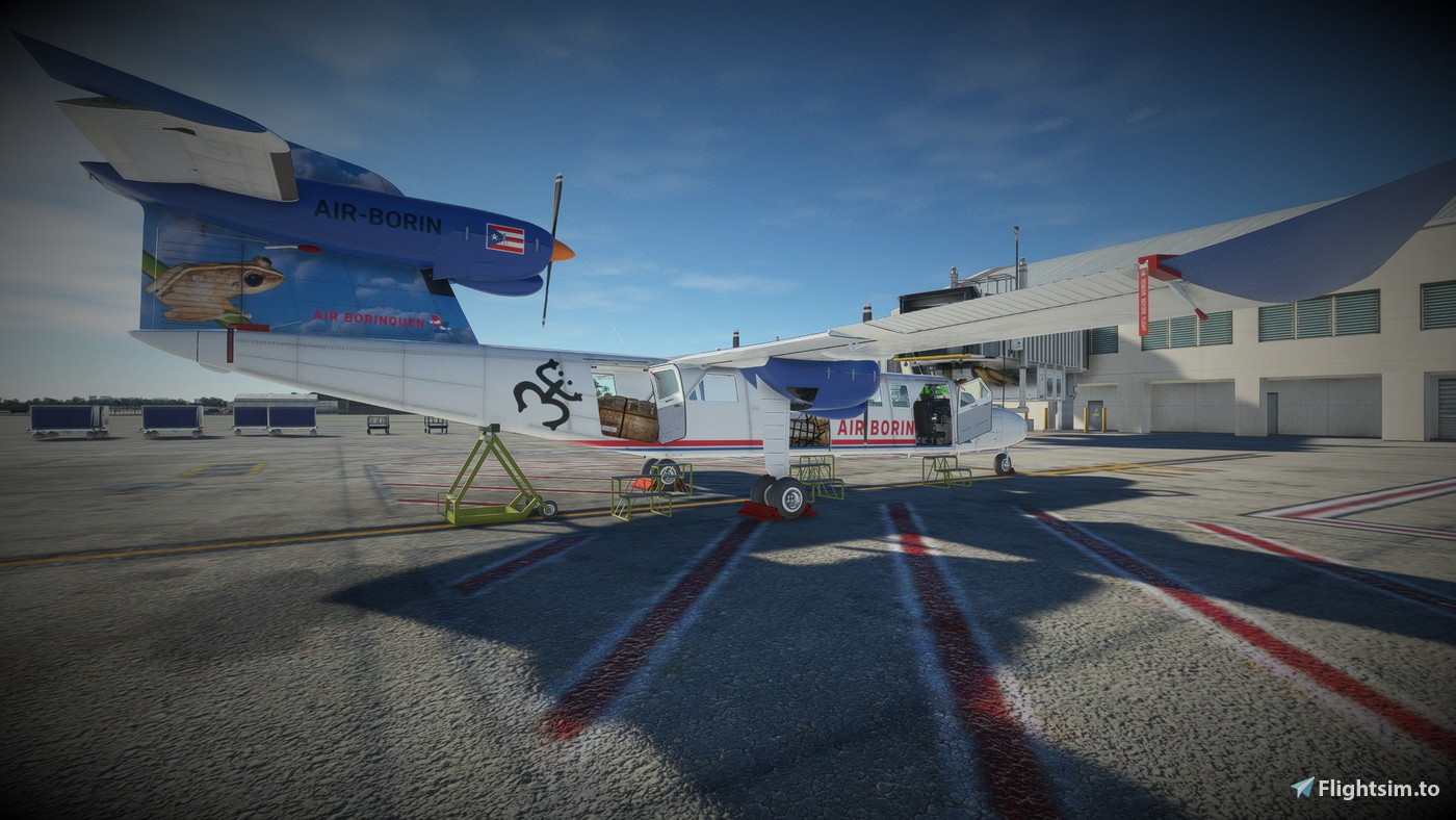 Fs2004 Trislander Air Borinquen Puerto Rico Virtual airliner livery for the Britten ...
