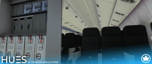 Air Canada C-FITL w/Cabin PMDG B777-333ER thumbnail 10