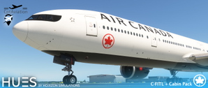 Air Canada C-FITL w/Cabin PMDG B777-333ER thumbnail 14
