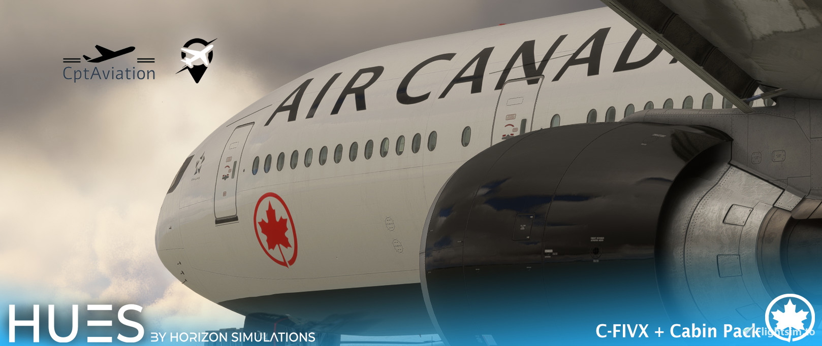 Air Canada C-FIVX w/Cabin PMDG B777-333ER - Image 1