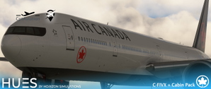 Air Canada C-FIVX w/Cabin PMDG B777-333ER thumbnail 2