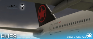 Air Canada C-FIVX w/Cabin PMDG B777-333ER thumbnail 3