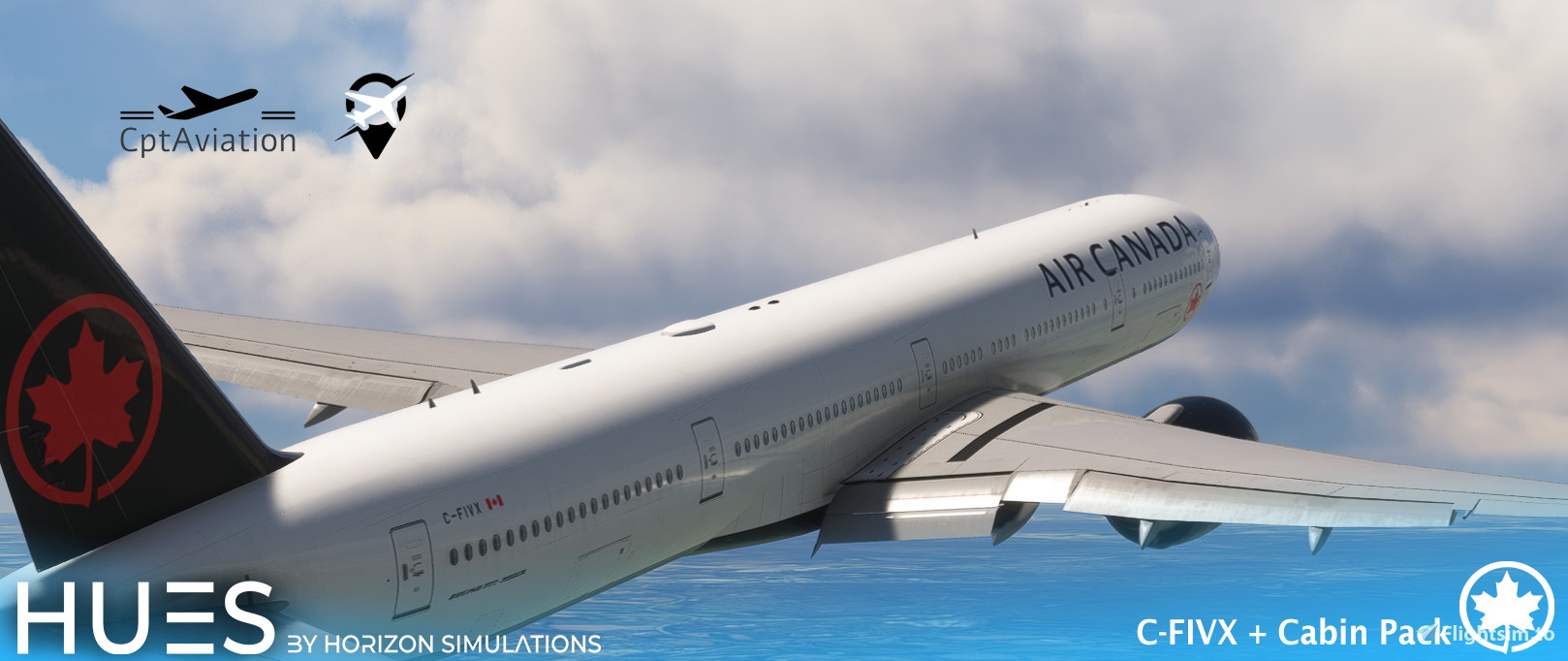 New! Herpa 537636 Air Canada Boeing 777-300ER, Reg. C-FIVX - 1