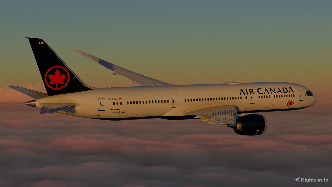 Air Canada C-FVLZ | Boeing 787-9 | (8K + 4K) for Microsoft Flight  