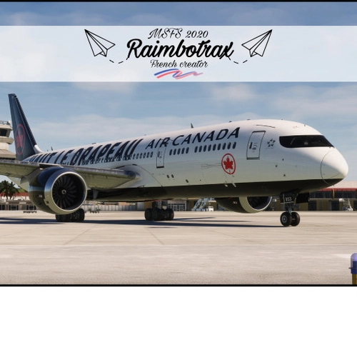 Air Canada (FLY THE FLAG) C-FVLQ Horisonsim 787-9 [8k][dirty][raimbotrax]