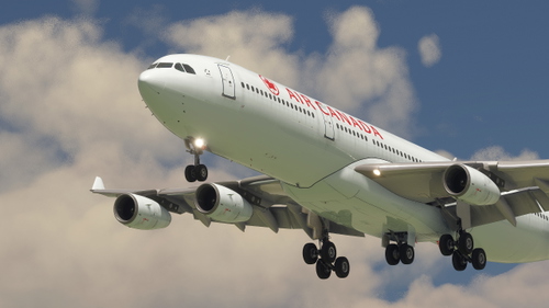 Air Canada ("Frosted Leaf", C-FYKZ) - LatinVFR A340-300