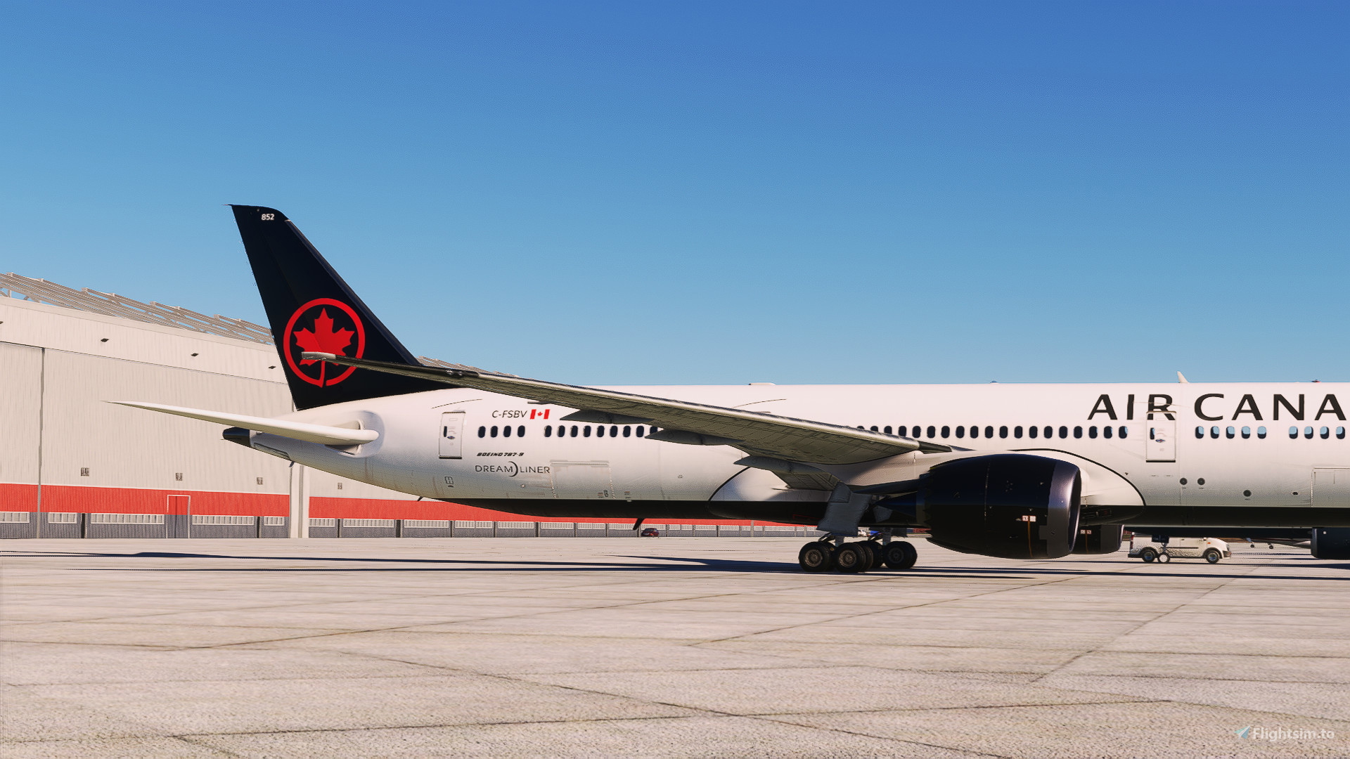 Air Canada NC C-FSBV Horisonsim 787-9 [8k] [dirty