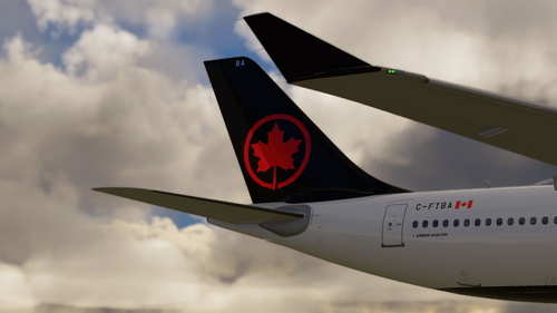 Air Canada (New Colours) ✈  LVFR A340  ✈  Fictional