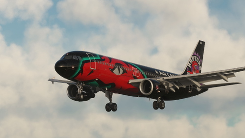 Air Canada ("Toronto Raptors") (C-FDSN) - Fenix A320 (V2) (CFM)