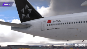 Air China B-2032 Star Alliance 8K With Cabin PMDG 777-300 ER thumbnail 3