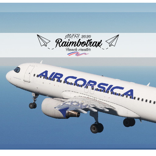 Air Corsica A320 F-HBEV and F-HBSA [raimbotrax][Fenix V2B2][8K]