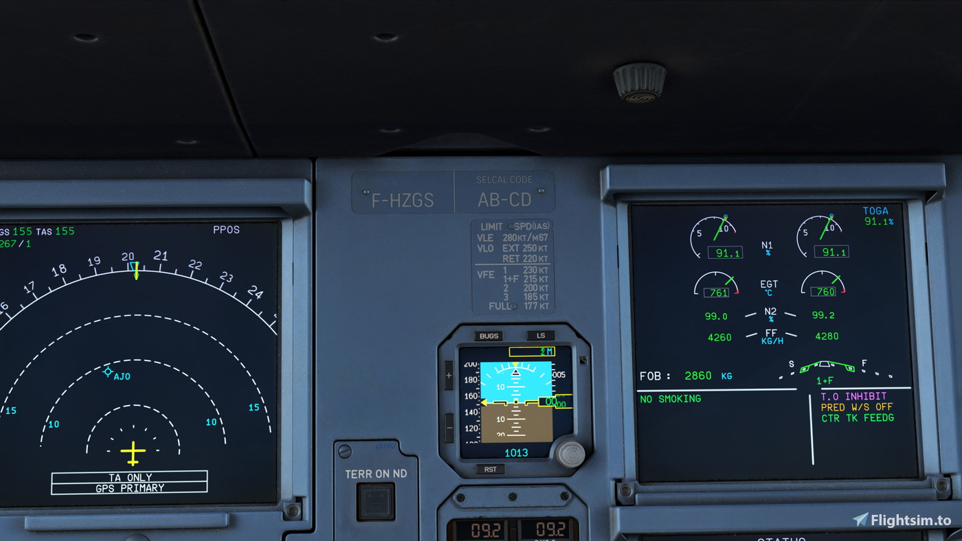 Air Corsica 'F-HZGS' | Fenixsim A320 CFM V2 のために Microsoft Flight ...