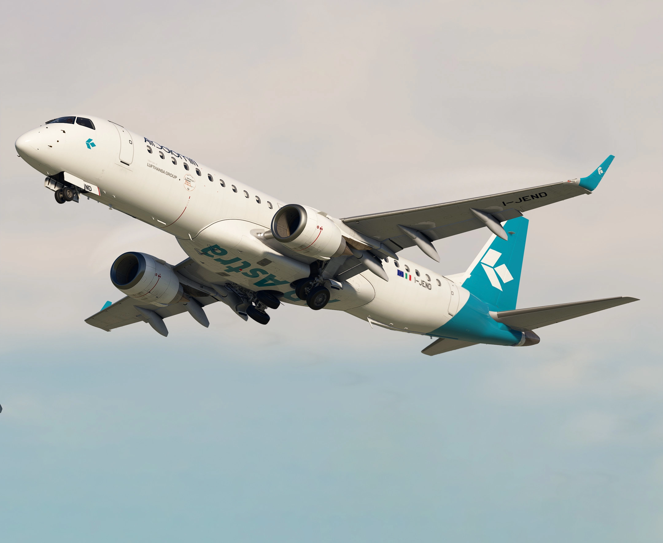 Air Dolomiti I-JEND | | FSS E190 | w/ Cabin Textures - Image 1