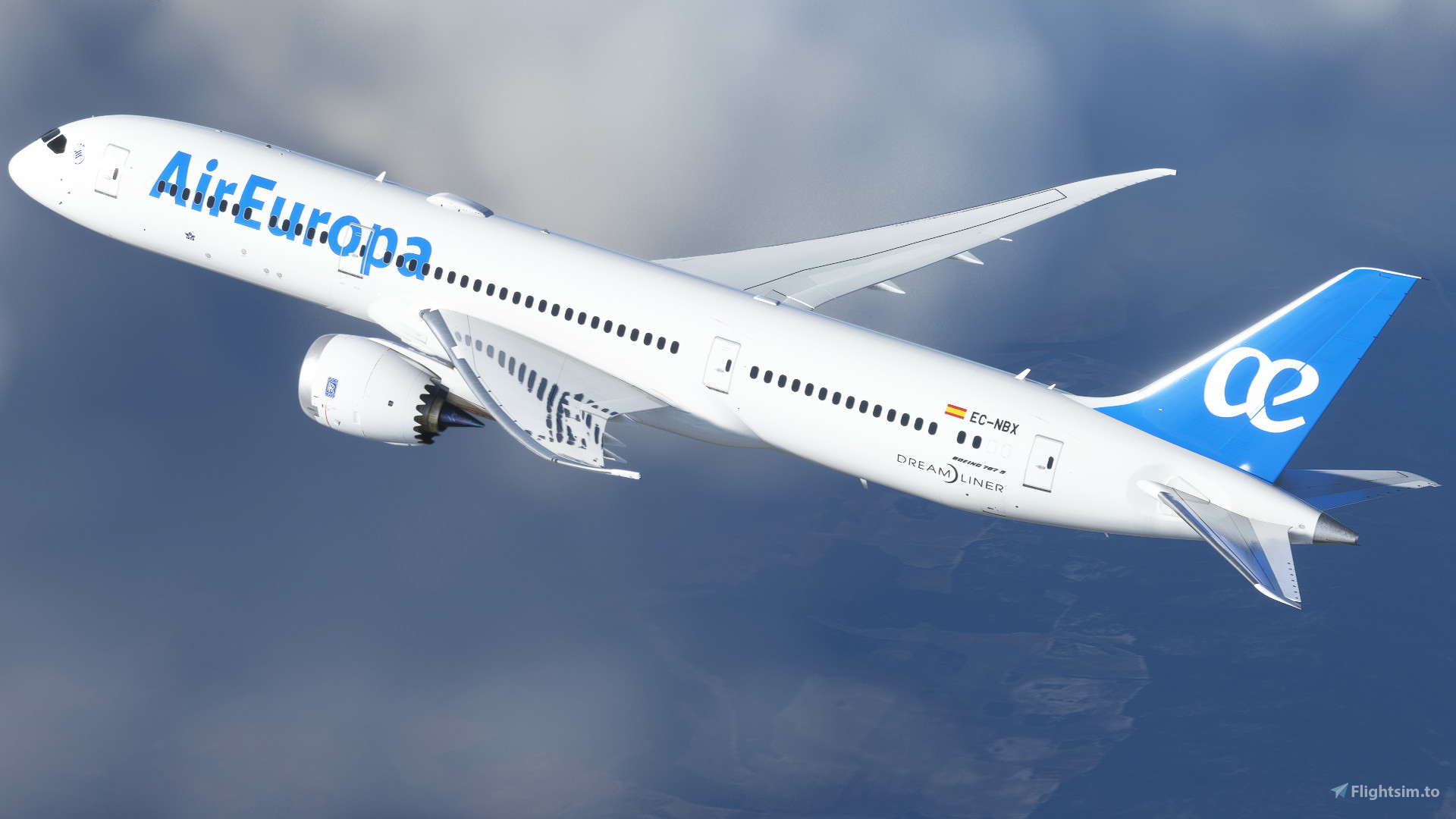 Air Europa | EC-NBX | HorizonSim 787-9 | 8K & 4K dla