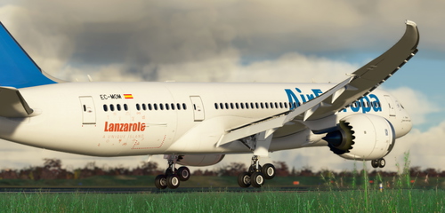 Air Europa EC-MOM "Lanzarote" sticker | Kuro B787-8 V2
