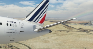 Air France "2023 livery" "F-HRBA" Horizon Simulations 787-9 GE thumbnail 12
