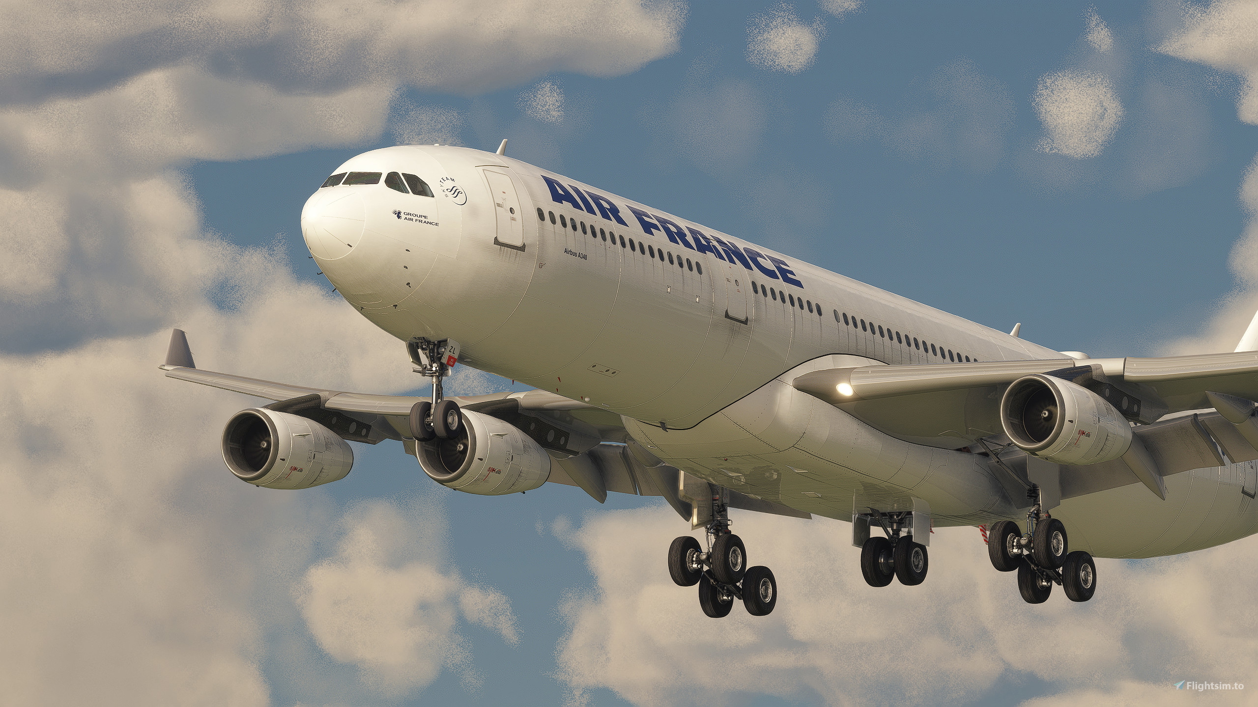 Air France (Old Colors, F-GLZL) - LatinVFR A340-300 for