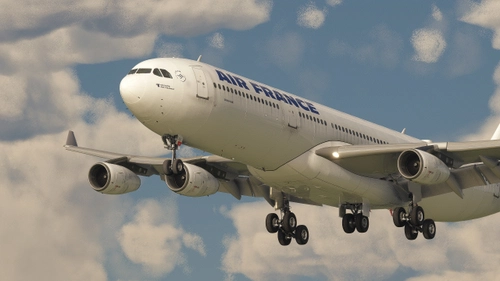 Air France (Old Colors, F-GLZL) - LatinVFR A340-300
