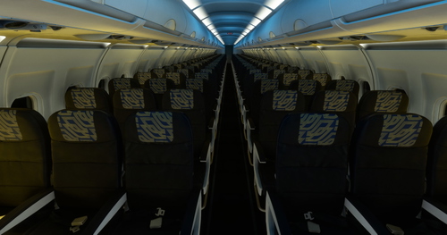 Air France "Olympic Games 2024 / Jeux Olympiques 2024" cabin light Fenix A320 Ceo