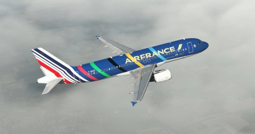 Air France "Olympic Games 2024 / Jeux Olympiques 2024" "F-GKXQ" dirt Fenix A320 ceo V1 + cabin