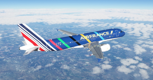 Air France "Olympic Games 2024 / Jeux Olympiques 2024" "F-GKXQ" Fenix A320 ceo V1 + cabin