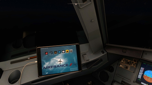 Air France sky theme EFB Wallpaper | Fenix A320 Block 2