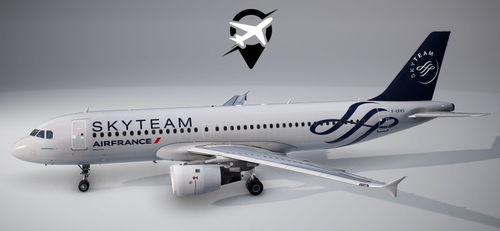 Air France Skyteam A320 (2012) FENIX V2B2