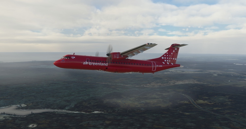 Air Greenland "2021 livery" Hans Hartmann ATR 72-600 with cabin