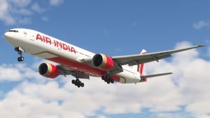 Air India  (NEW LIVERY) VT-ALX || PMDG 777-300ER thumbnail 2