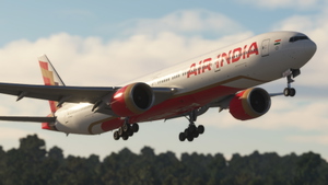 Air India  (NEW LIVERY) VT-ALX || PMDG 777-300ER thumbnail 3