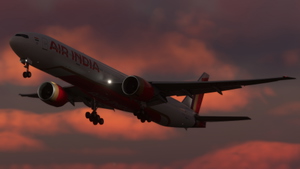 Air India  (NEW LIVERY) VT-ALX || PMDG 777-300ER thumbnail 5