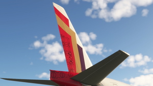 Air India  (NEW LIVERY) VT-ALX || PMDG 777-300ER thumbnail 8