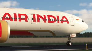 Air India  (NEW LIVERY) VT-ALX || PMDG 777-300ER thumbnail 9