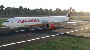 Air India  (NEW LIVERY) VT-ALX || PMDG 777-300ER thumbnail 16