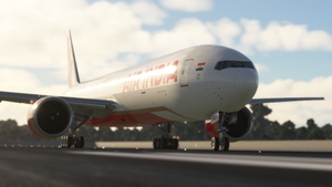 Air India  (NEW LIVERY) VT-ALX || PMDG 777-300ER thumbnail 17