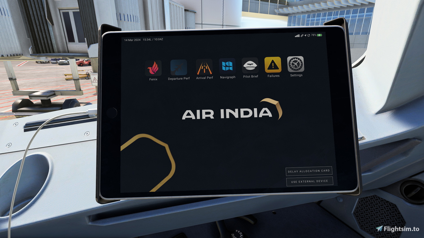 Air India EFB Wallpaper for Microsoft Flight Simulator | MSFS — free download