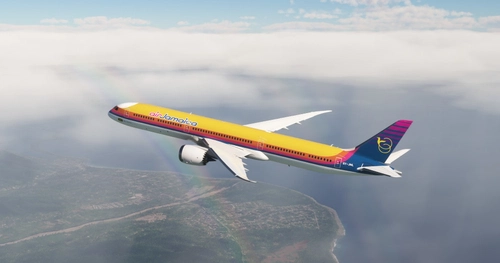 Air Jamaica "1987 livery" Asobo B787-10