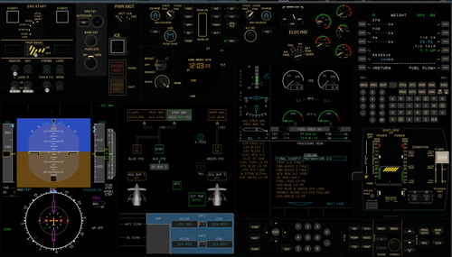 Air Manager instrument set for Asobo (Hans Hartmann) ATR 72/42-600  – Base package