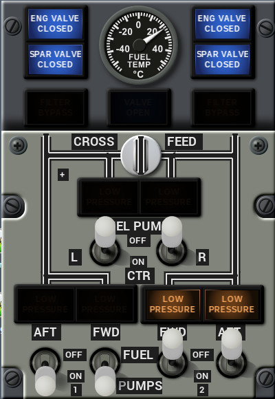Air Manager instruments for PMDG 737-700 – MCDU (FMC) Overlay and Fuel Switches Update
