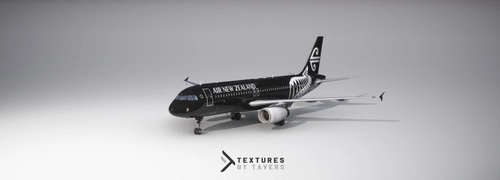Air New Zealand A320 ZK-OAB All Blacks (8K & 4K)