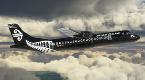 [REMASTERED] Air New Zealand ZK-MVA (All Blacks Livery) Custom Cockpit/Cabin | Asobo ATR 72-600 [4K] thumbnail 2