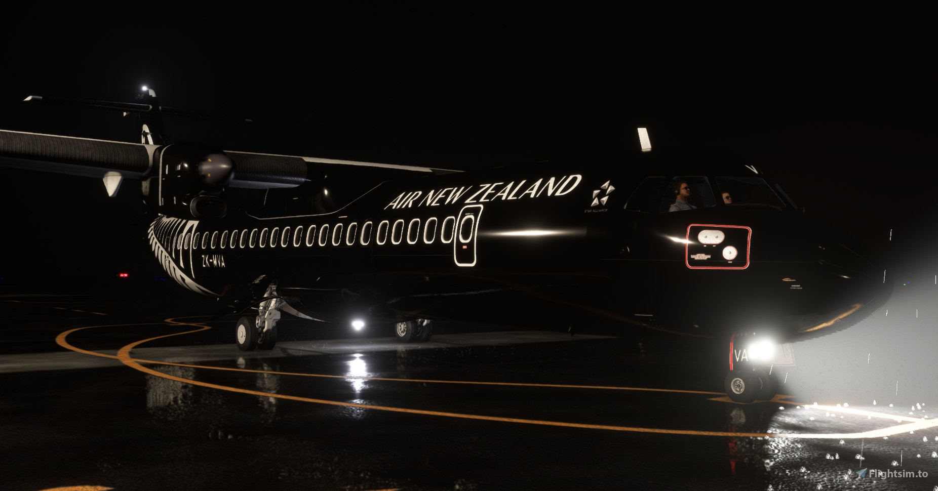 REMASTERED] Air New Zealand ZK-MVA (All Blacks Livery) Custom 