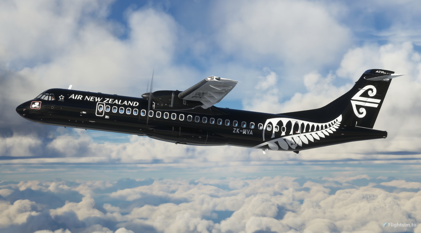 REMASTERED] Air New Zealand ZK-MVA (All Blacks Livery) Custom 