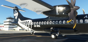 [REMASTERED] Air New Zealand ZK-MVA (All Blacks Livery) Custom Cockpit/Cabin | Asobo ATR 72-600 [4K] thumbnail 17