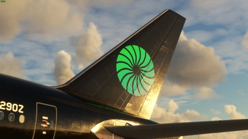 Air Owa ALL BLACK - PMDG 777-300ER