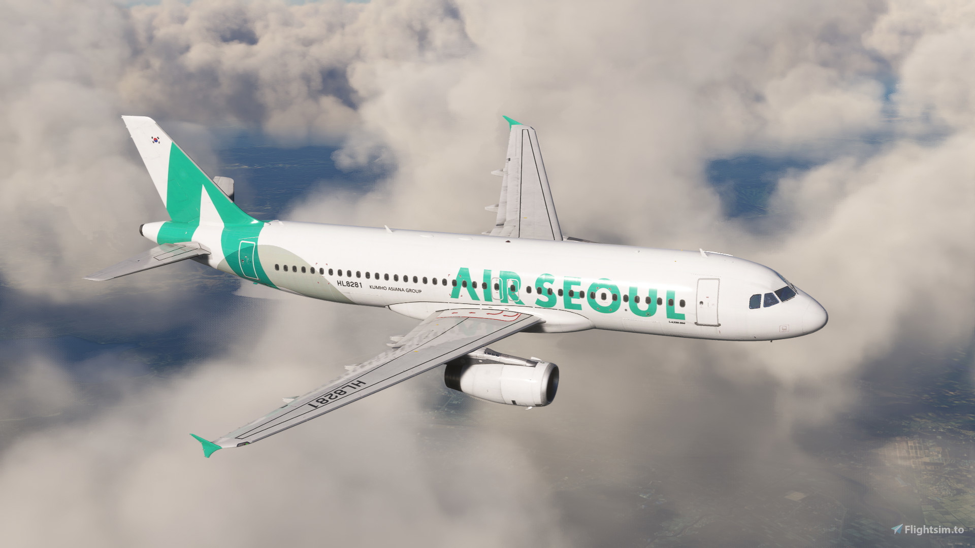 Air Seoul HL8281 (with CABIN) - FENIX V2 A320 . IAE for Microsoft