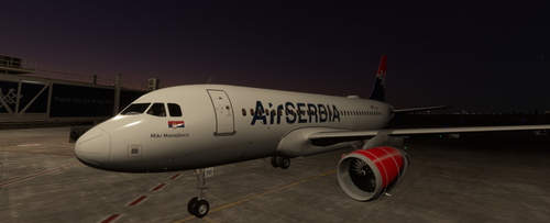 Air SERBIA A319 YU-APA