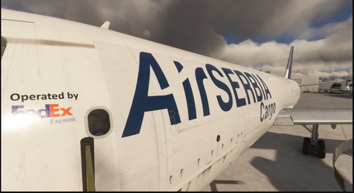 Air Serbia Cargo - iniBuilds A300-600F [DIRTY] [8K]
