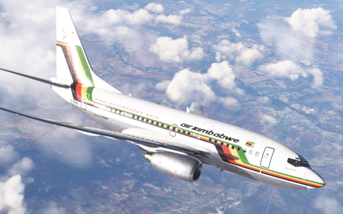 Air Zimbabwe Boeing 737-600 PMDG Z-WPA Fictional